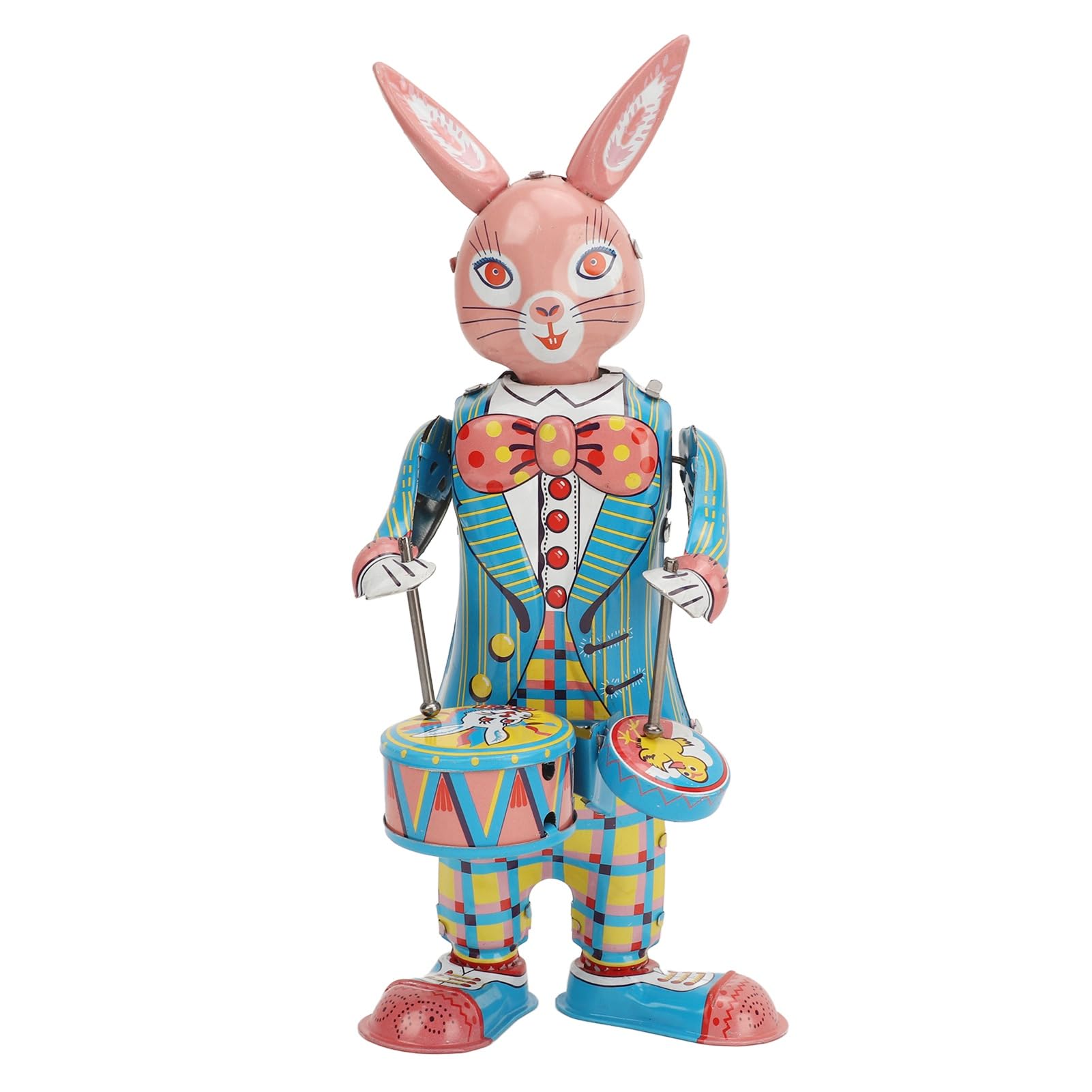 Rabbit Wind Up Toy, Rabbit Clockwork Toy Retro Metal Swinging
